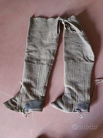 Copri scarpe stivali calzari antichi