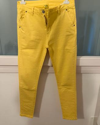 Pantaloni gialli donna tg.XL