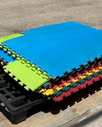 Tappeto Puzzle Antitrauma in Gomma