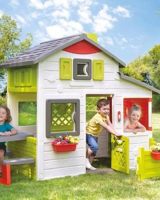 Casetta giardino Smoby Neo Friends House accessori