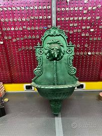 Fontana Muro Ghisa Leone Made in Italy