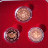 trittico centesimi euro monaco 2005