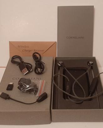 Kit Auricolari e Ricarica Wireless Corneliani