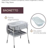 Fasciatoio con vaschetta