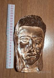 Testa Busto di Elvis Presley in Vetro Glass Murano