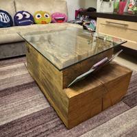 Tavolino salotto in legno