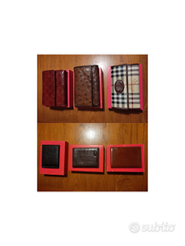 Portafogli donna e uomo