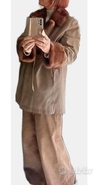 Cappotto Effetto By Mazzi Vintage Visone Seta