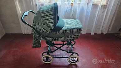 Carrozzina e passeggino scozzese Cam vintage