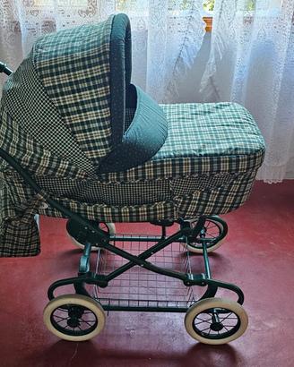 Carrozzina e passeggino scozzese Cam vintage