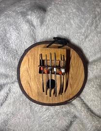 Kalimba africana su zucca Thumb piano etnico