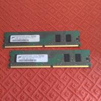 2 Ram per desktop da 512 MB PC2 5300- 667