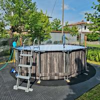Piscina ROTONDA (acciaio) 366x100cm/COMPLETAAAAA!!