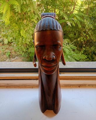 statua africana in legno 