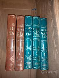 5 Volumi della Storia e Geografia Universale 
