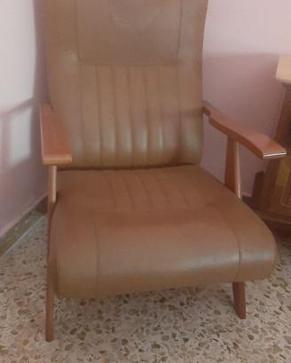 Poltrona in pelle Reclinabile