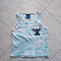 Disney Primark Girl Cropped Stitch T-shirt