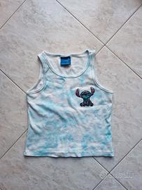 Disney Primark Girl Cropped Stitch T-shirt