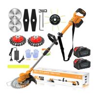 Decespugliatore Elettrico 21V con 2 Batterie