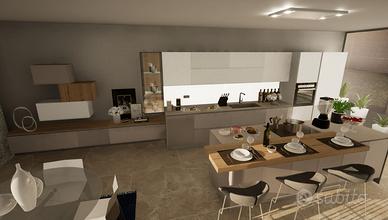 Cucina ARREDO3 mod. KALÌ con ISOLA  >>Nuova<<