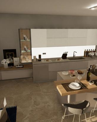 Cucina ARREDO3 mod. KALÌ con ISOLA  >>Nuova<<