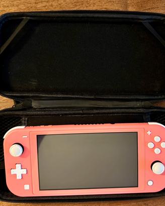 Nintendo Switch Lite Rosa con custodia