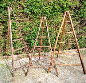 Vecchie Scale Rurali In Legno