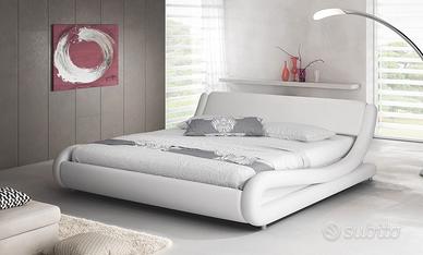 Letto matrimoniale di Design moderno in ecopelle