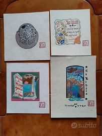 Ex-libris e Surimono incisioni tecnica orientale