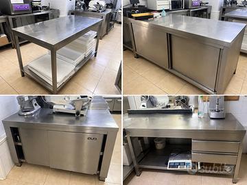 Banchi acciaio inox professionali
