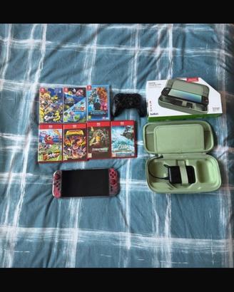 [ESCLUSIVO] nintendo switch 2 + 8 giochi +accessor