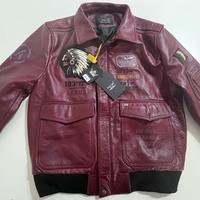 GIUBOTTO IN PELLE NUOVO TAGLIA (L) VESTE PICCOLO