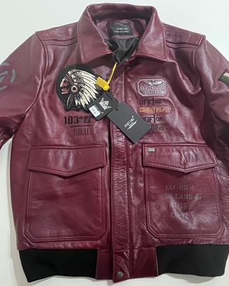 GIUBOTTO IN PELLE NUOVO TAGLIA (L) VESTE PICCOLO