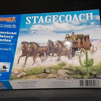 rara scatola di montaggio 1.72 stagecoach western