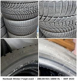 4 gomme invernali 285/30 R21 Hankook Audi RS6 RS7