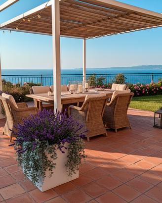 FIORIERE IN CEMENTO ZAVORRA ''A'' CM50X50X30X50H