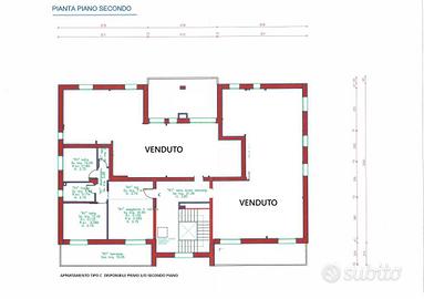 Appartamento di 97 m² con 3 locali e box auto a Sa