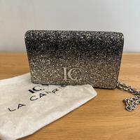 Borsetta brillantinata glitter La Carrie