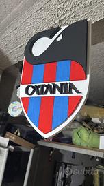 Catania calcio logo in 3d da parete 50x35 cm