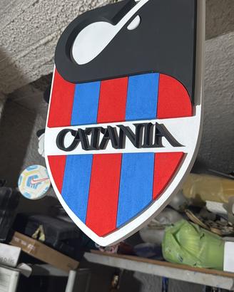 Catania calcio logo in 3d da parete 50x35 cm