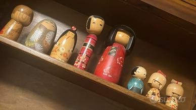 Usaburo Bambole Kokeshi giapponesi