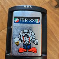 Zippo IRR 88 Cuore Nero Sangue Blu – Mai acceso – 