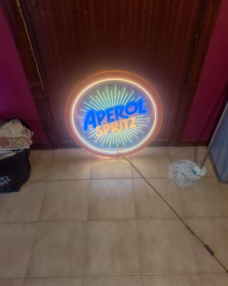 insegna luminosa Aperol originale 
