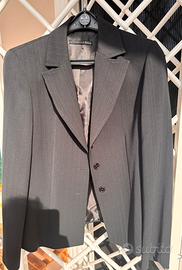 Tailleur  donna grigio gessato taglia 46
