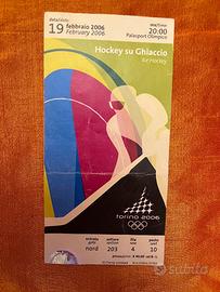 Biglietto Hockey ghiaccio (Olimpiadi Torino 2006)