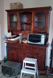 credenza in noce massello
