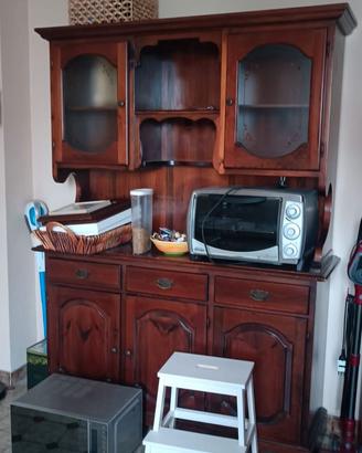 credenza in noce massello