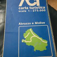 cartina stradale  Abruzzo e  Molise 