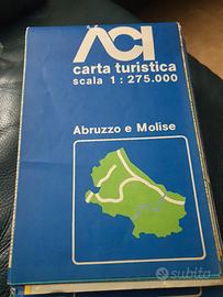 cartina stradale  Abruzzo e  Molise 