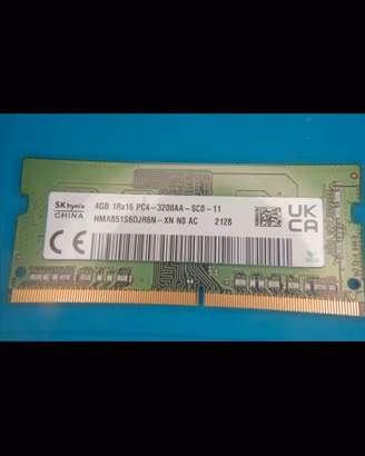 RAM SK hynix 4GB DDR4 3200MHz SO-DIMM Notebook